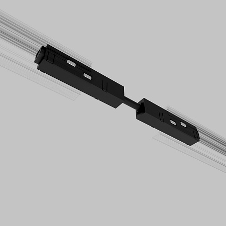 Slim Magnetic Прямой коннектор и планка (1 шт.) черный 85096/00 85096/00 Elektrostandard - фото