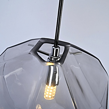 Подвесной Светильник Color Ice Cube Pendant Jevio 1 Серый Imperiumloft 178462-26 - фото