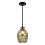 Светильник подвесной ST-Luce Черный/Янтарный E27 1*40W SL1661.403.01