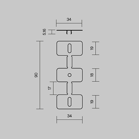 Комплектующие для профиля Led Strip 642080 - фото