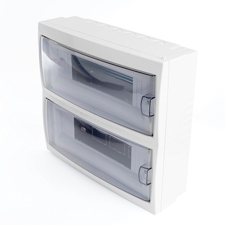 Бокс настенный STEKKER EBX50-3/24-20 24 модуля, пластик, серия Standart - фото