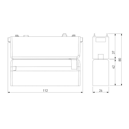 Трековый светильник 6W 4000K Insight Flat Magnetic 85090/01 Elektrostandard - фото