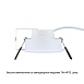 Точечный встраиваемый светильник Arte Lamp MIRA A2861PL-1WH - фото