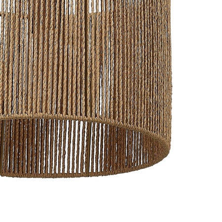 Светильник подвесной бежевый/черный E27 1*40W SLE6024-603-01 - фото