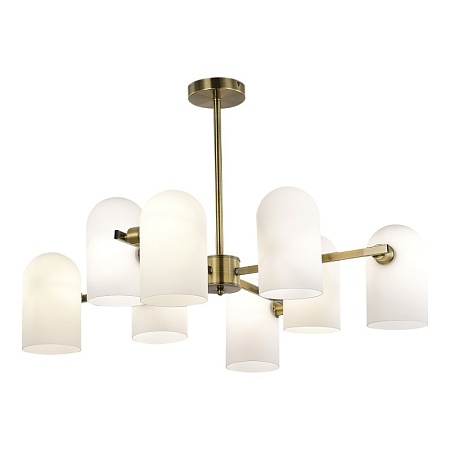 Светильник потолочный Бронза/Молочно-белый E14 8*40W SLE1047-302-08 - фото