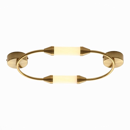 Бра ST-Luce Латунь/Белый LED 2*4W 3000K SL6004.301.02 - фото