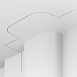 Шинопровод встраиваемый под гкл 9,5 мм 2 м levity Technical Busbar trunkings Levity TRX184-122B - фото