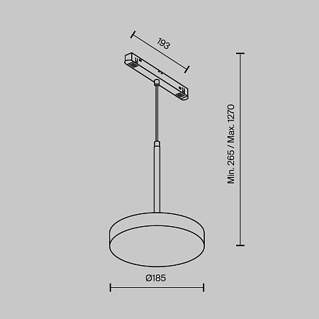 Трековый светильник Technical Plato TR123-2-15W4K-B - фото