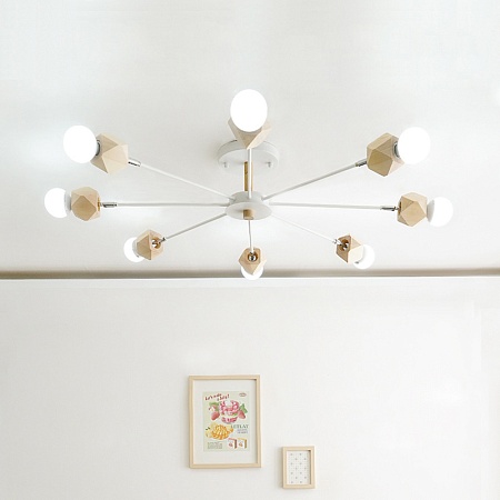 Люстра На Штанге Jx D78 White Imperiumloft 101700-26 - фото