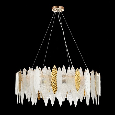 Люстра подвесная ST-Luce Золотистый/Прозрачный, Белый E14 10*60W SL1224.203.10 - фото