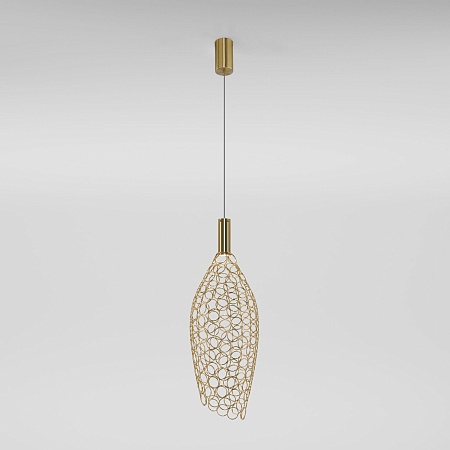 Подвесной светильник Eurosvet 90380/1 золото - фото