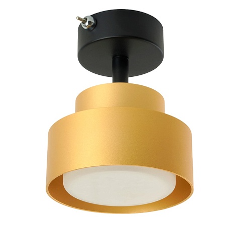 Светильник настенный HL3670 AURA 12W, 230V, GX53, золото - фото