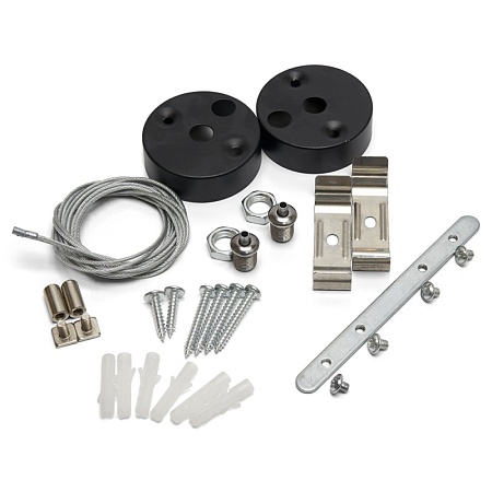 Светильник светодиодный линейный Feron AL4020 IP20 24W 6500K, рассеиватель матовый в алюминиевом корпусе, черный 1180*50*55мм серия MattLine - фото