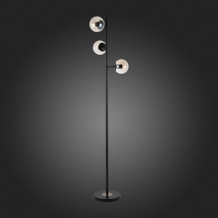 Светильник напольный Черный/Янтарный E27 3*60W SLE154905-03 - фото