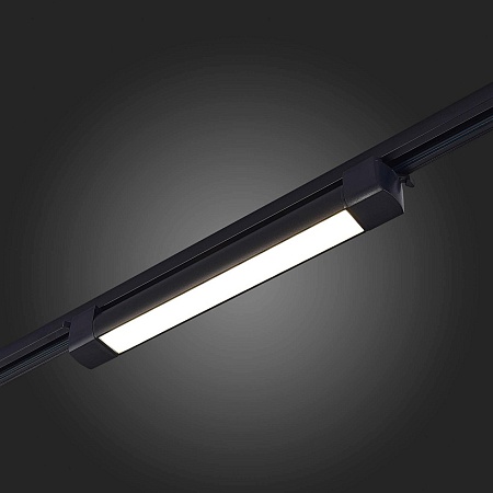 Св-к трек. Черный LED 1*20W 3000K 1 450Lm Ra>90 120° IP20 L387xW49xH54 170-240V ST368.436.20 - фото