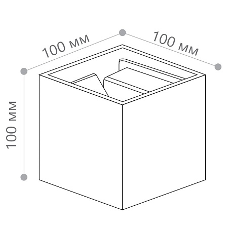 Светильник уличный светодиодный Feron DH012, 2*3W, 450Lm, 3000K, черный - фото