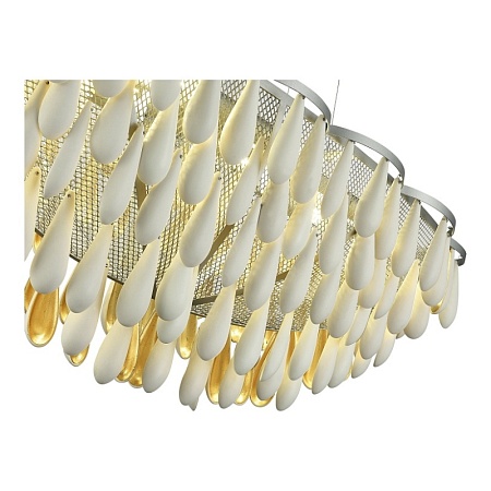 Светильник подвесной ST-Luce Серебристый/Белый, Золотистый E14 8*40W SL1517.103.08 - фото