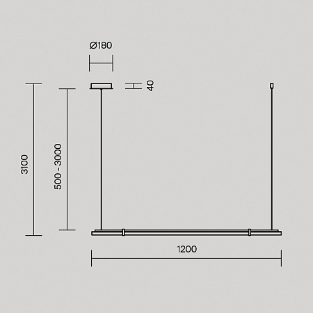 Подвесной светильник Maytoni Plume MOD340PL-L20BS3K - фото