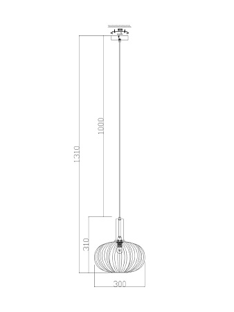 Подвесной светильник Freya Zelma FR8012PL-01GN - фото