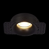 Св-к встр. Черный GU10 1*50W IP20 D78xH30 165-265V Без ламп ST218.448.01