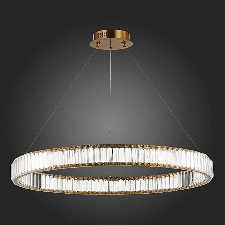 Люстра подвесная ST-Luce Латунь/Прозрачный LED 1*52W 4000K SL1622.383.01 - фото