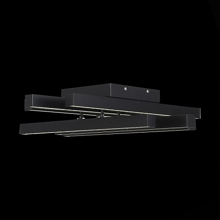 Люстра потолочная ST-Luce Черный/Белый,Черный LED 1*36W 3000K/4000K/6000K SL933.402.06 - фото