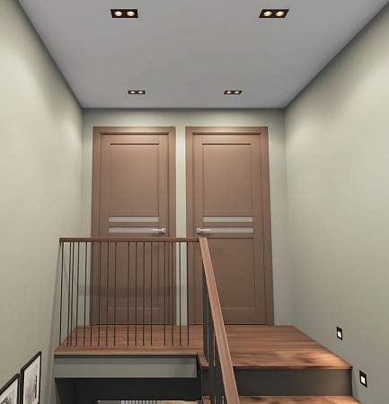 DK3072-BBR Встраиваемый светильник, IP 20, 10 Вт, GU5.3, LED, черный/бронзовый, пластик - фото