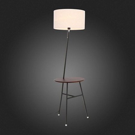 Торшер ST-Luce Черный, Коричневый/Бежевый E27 1*40W SLE302.415.01 - фото