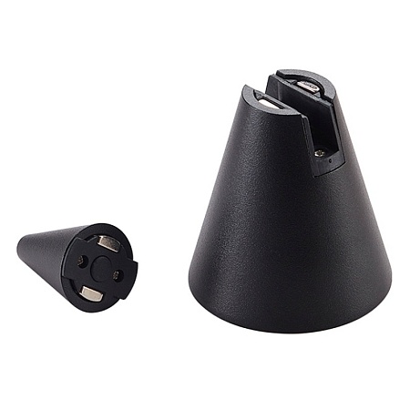 Магнитный трековый светильник FARM Черный LED 1*5W 3000K 325Lm Ra90 60 IP20 D70xH115 24 ST813.406.05 - фото