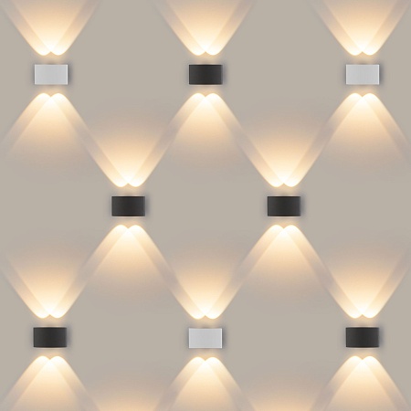 Пылевлагозащи<wbr>щенный светодиодный светильник Twinky Double серый IP54 1555 Techno LED серый Elektrostandard - фото