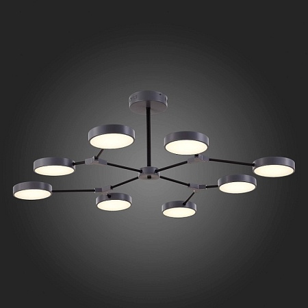 Светильник потолочный Серый,Черный/Серый LED 8*10W SLE6003-702-08 - фото