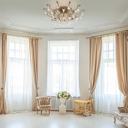 Потолочный светильник Eurosvet 10042/12 античная бронза - фото