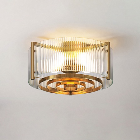 Потолочная Люстра Из Рельефного Стекла Lussa D38 Imperiumloft 167746-26 - фото