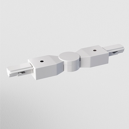 Коннектор поворотный шарнирный Unity белый - фото