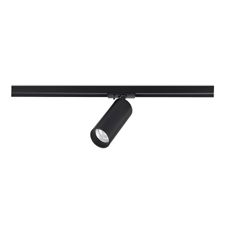 Св-к трек. Черный LED 1*10W 4000K 900Lm Ra>90 36 IP20 DxH- 220V ST382.446.10.TRIAC - фото