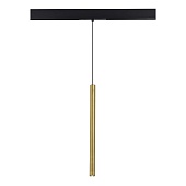 Магнитный трековый светильник Золотистый LED 1*7W 4000K 450Lm Ra90 36° IP20 D32xH307 48 ST682.346.07