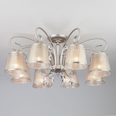 Потолочный светильник Eurosvet 60065/8 серебро - фото