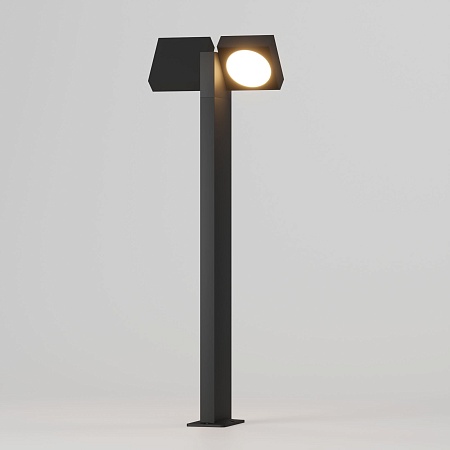 Светильник садово-парковый со светодиодами Twin 35170/F черный Elektrostandard - фото