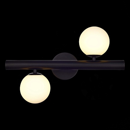 Бра ST-Luce Черный/Белый G9 2*5W SL1185.401.02 - фото