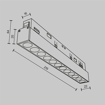 Трековый светильник Technical Points  TR031-2-12W3K-W - фото