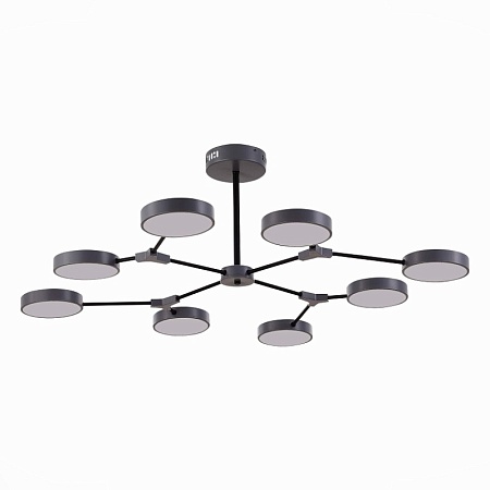 Светильник потолочный Серый,Черный/Серый LED 8*10W SLE6003-702-08 - фото