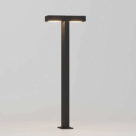 Светильник садово-парковый со светодиодами Twin 35170/F черный Elektrostandard - фото