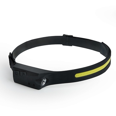 Фонарь налобный FERON TH2310 c аккумулятором 5W, 1500mAh IP44, USB type-C, ABS пластик, резина - фото