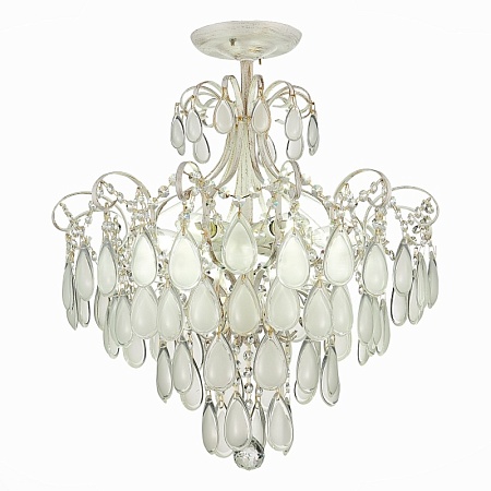 Светильник потолочный Золотистый/Белый матовый E14 6*60W SLE160302-06 - фото