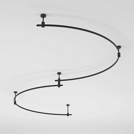 Esthetic Magnetic Шинопровод Round черный Ø1500 85217/00 Elektrostandard - фото