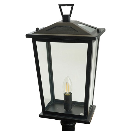 Светильник садово-парковый Feron PL756 столб 60W E14 230V, черный - фото