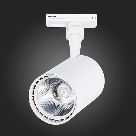 Св-к трек. Белый LED 1*20W 3000K 1 800Lm Ra≥90 36° IP20 L118xW78xH174 100-240V ST351.536.20.36 - фото