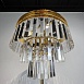 Торшер Rh 1920S Odeon Clear Glass Floor Lamp Gold Imperiumloft 241415-22 - фото