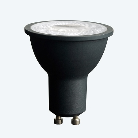 Лампа светодиодная Feron.PRO LB-1607 GU10 7W 175-265V 4000K  в черном корпусе - фото