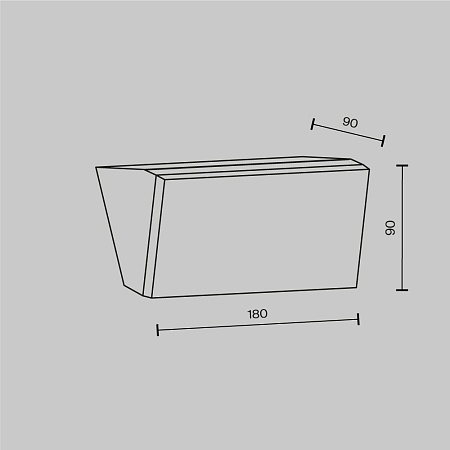 Настенный светильник (бра) Outdoor Brick O436WL-L10GF3K - фото